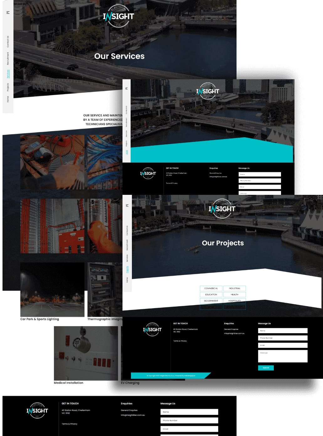 Insight Electrical — website screenshot